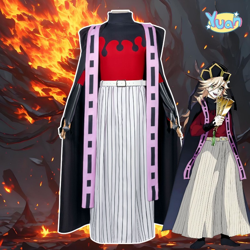 Men'S Kimono Accessories - ชุดคอสเพลย์ดูมา ชุดคอสเพลย์อนิเมะดูมา พร้อมวิกผม พัด ชุดกิโมโนดูมา ชุดคอสเพลย์ฮาโลวีนสำหรับผู้ชายและผู้หญิง
