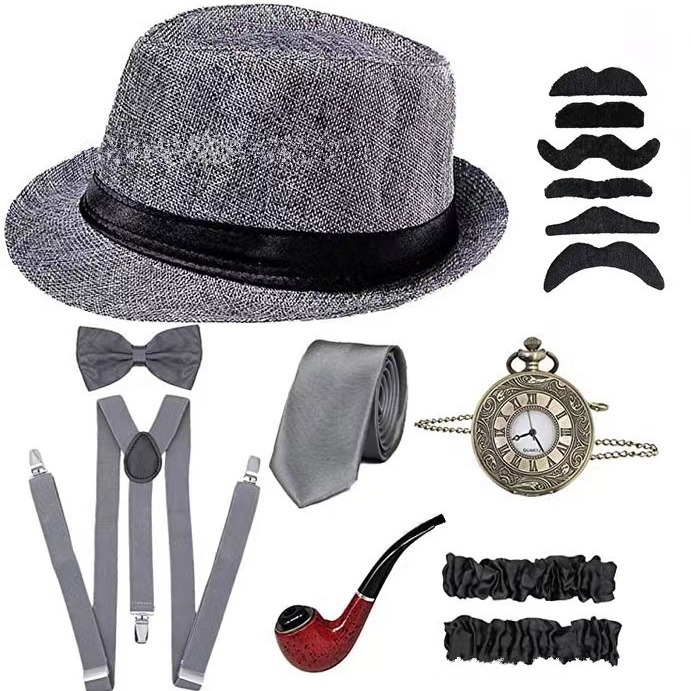 ชุดคอสเพลย์สไตล์แก๊งสเตอร์ยุค  - Men'S Accessories In The 1920S บทวิจารณ์และราคา