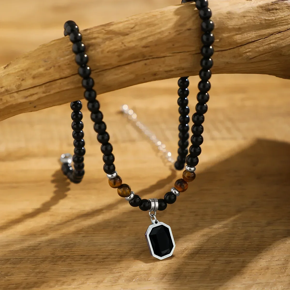สร้อยคอจี้รูปทรงเรขาคณิตทำจากส - Men Accessories Neck Chain บทวิจารณ์และราคา