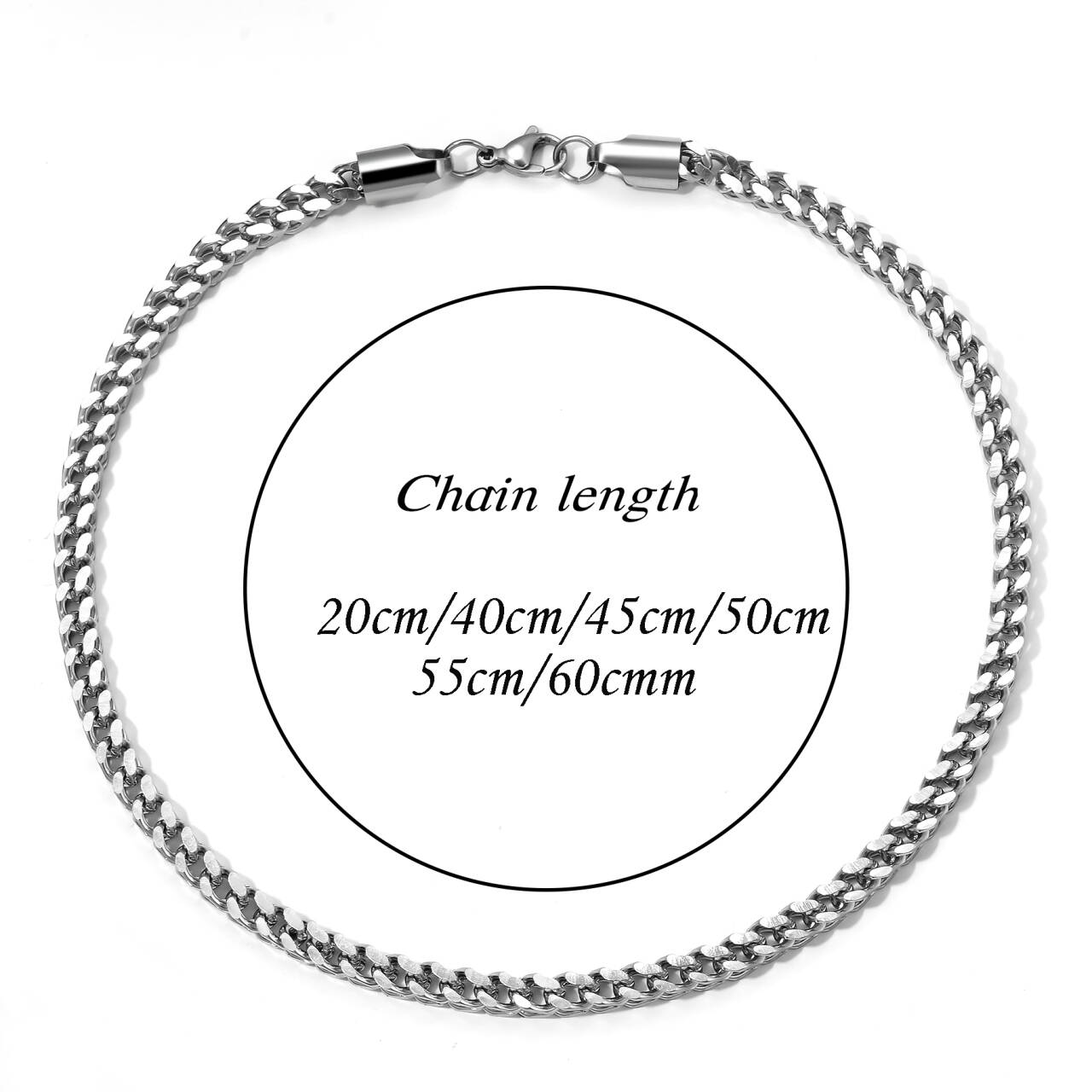 สร้อยคอโซ่ถักลายข้าวสาลี สแตนเ - Men Accessories Neck Chain บทวิจารณ์และราคา