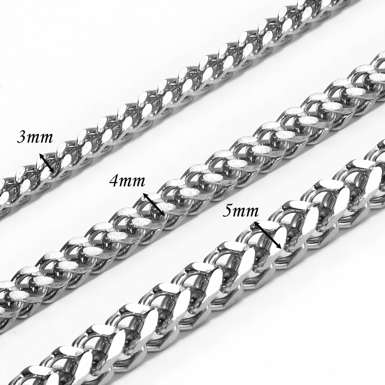 สร้อยคอโซ่ถักลายข้าวสาลี สแตนเ - Men Accessories Neck Chain บทวิจารณ์และราคา