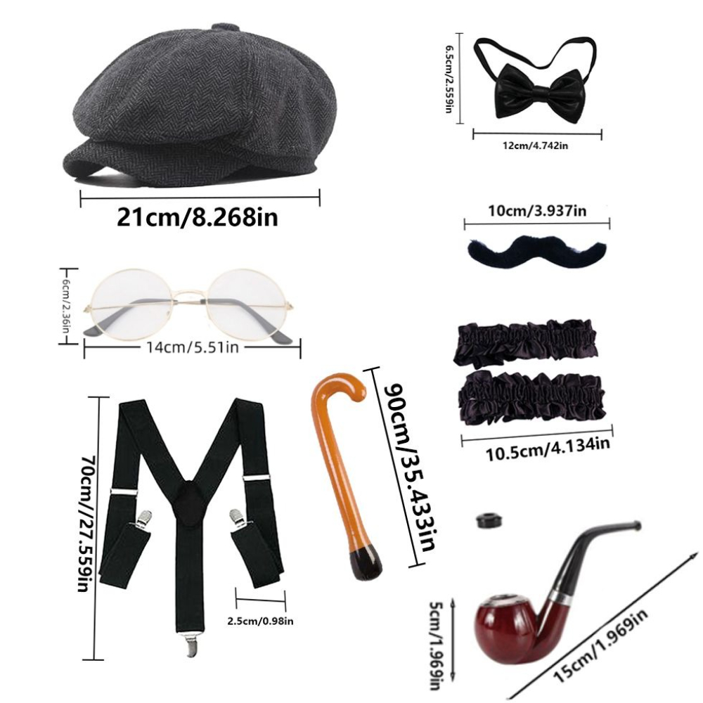 PESENAR ชุดอุปกรณ์แต่งกายคุณปู - Men'S Accessories In The 1920S บทวิจารณ์และราคา